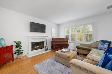 Shutters, newly painted walls and wide open living space!