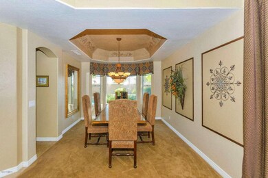 Formal dining room area