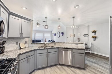 Large open kitchen