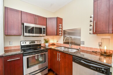 The home chef will love the modern stainless steel