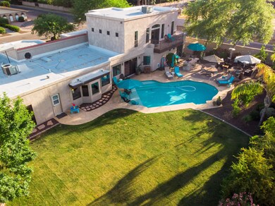 Drone View Backyard