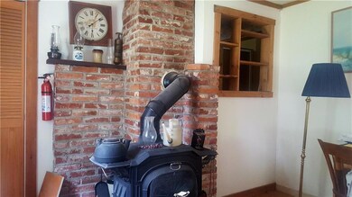 Woodstove in the living room