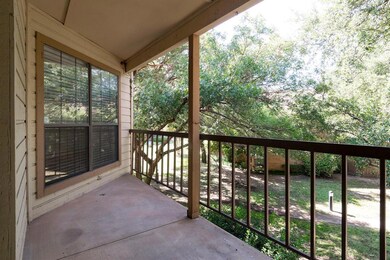The balcony outside the condo