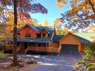 Classic log home construction.