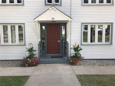 Secure, main entrance to the...