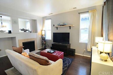 Cozy family room with fireplace