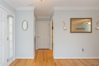 bedroom 2 to the left and hall bath to the right