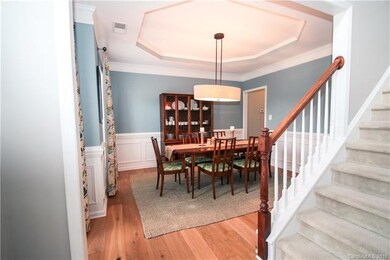Entry way to formal dining room.