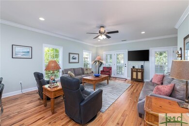 Oak flooring on main living area