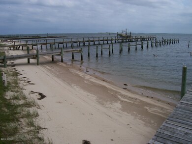 Beach in front of home
