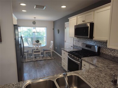 Kitchen and eating area