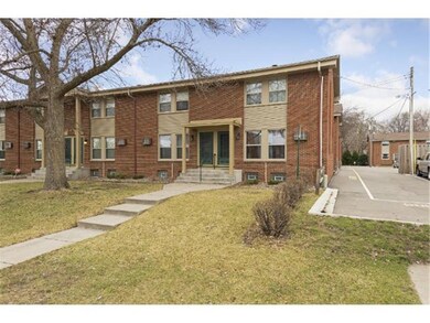 End unit brick home.
