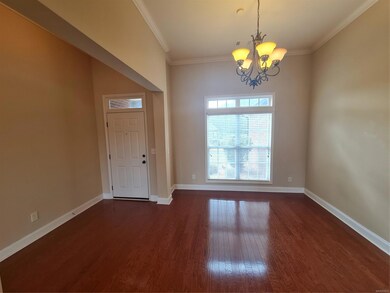 dining room is off the foyer