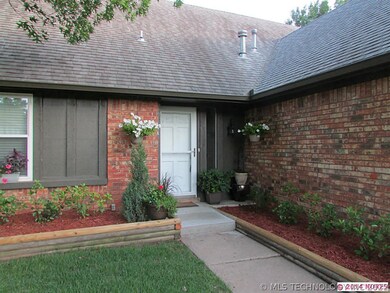 Inviting entrance with new storm door