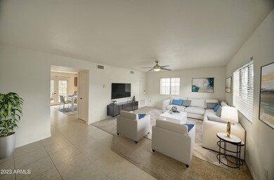 Living Room - Virtually Staged