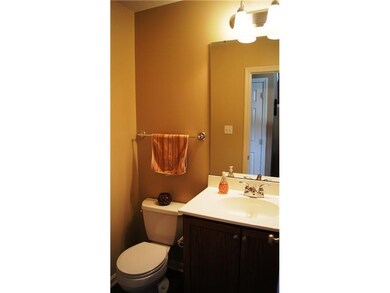 Partial Bath. This townhome has a half bath tucked