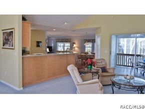 As viewed from entry foyer