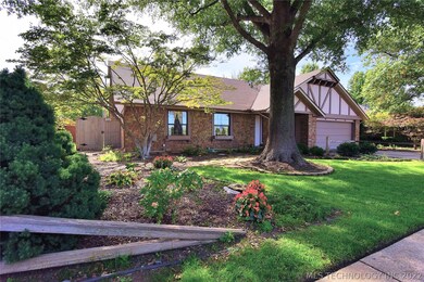 Evergreeen and Mature Trees, Brick lined Beds....L