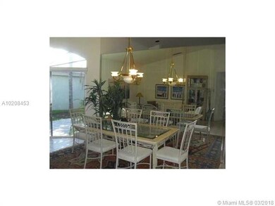 Dining Room with deco miror