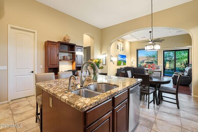 Kitchen Open to Dining Area