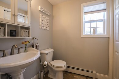 First floor half bath