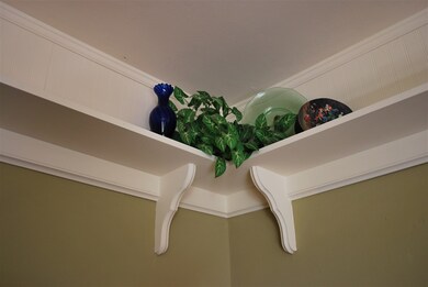 Shelves line walls waiting for your personal touch