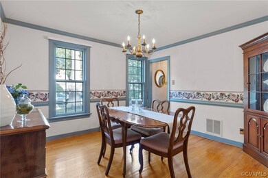 Formal dining area.