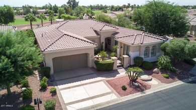 Front of home with Casita and Courtyard