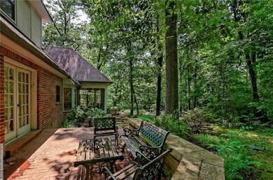 Outdoor seating area just off the master bedroom t