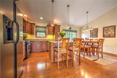 The open floor plan is great for entertaining.  No