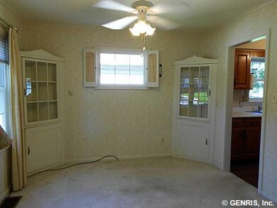 Dining Room. The dining room has two corner china 