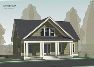 Rendering by Claudia Brenner: Single family home w