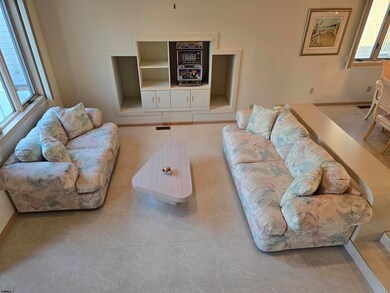 Walk into large living room with Vaulted Ceilings