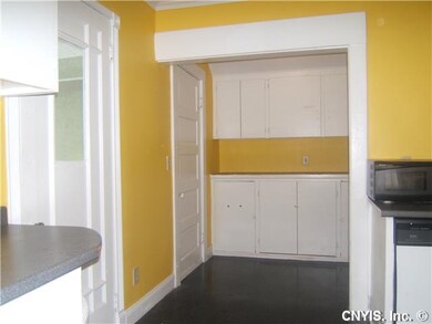 Kitchen entrance to kitchen pantry