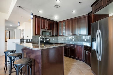 Gorgeous granite counters & bar counter