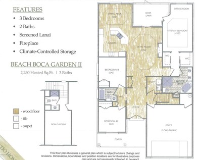 Beach Boca Garden Home floor plan