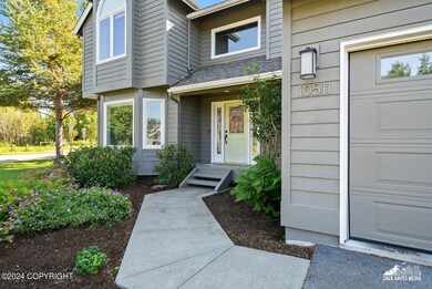 Landscaped entryway
