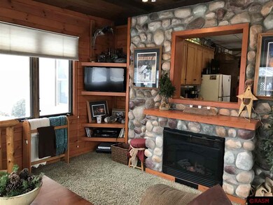 Den with Gas Fireplace