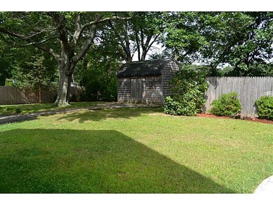 Yard/Garden. There is a large shed at the back of