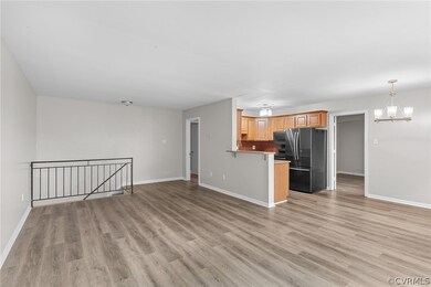 Open LR, kitchen and dining area