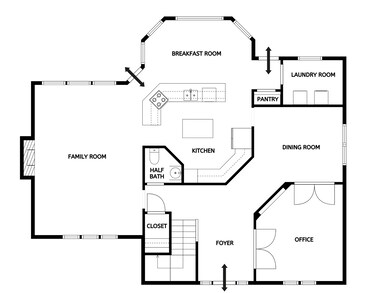 1st Story Floor Plan