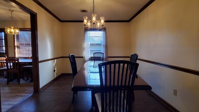 Dining room off the Kitchen & Living Room can fit 