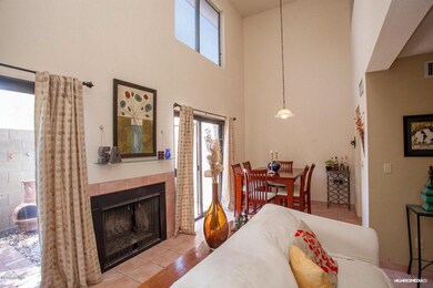 Fireplace / View towards Dining