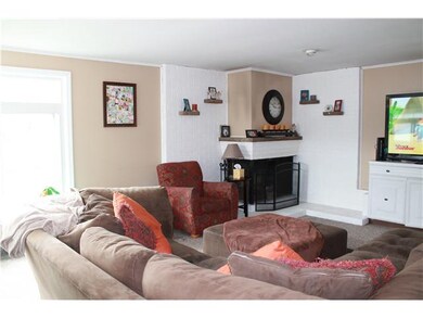 Family Room Beautiful family room with wbfp