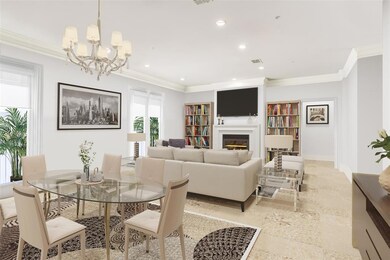 This transitional space is perfectly comfortable w