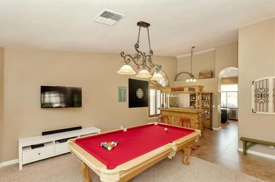 Living room and formal dining
