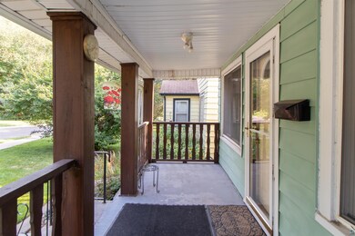 Balcony featuring a porch