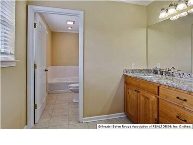 Master bath with jacuzzi tub