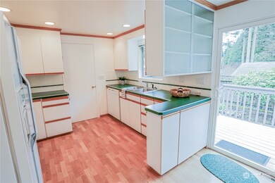 Large kitchen with extra storage!