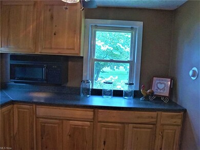 Kitchen looking out to front yard